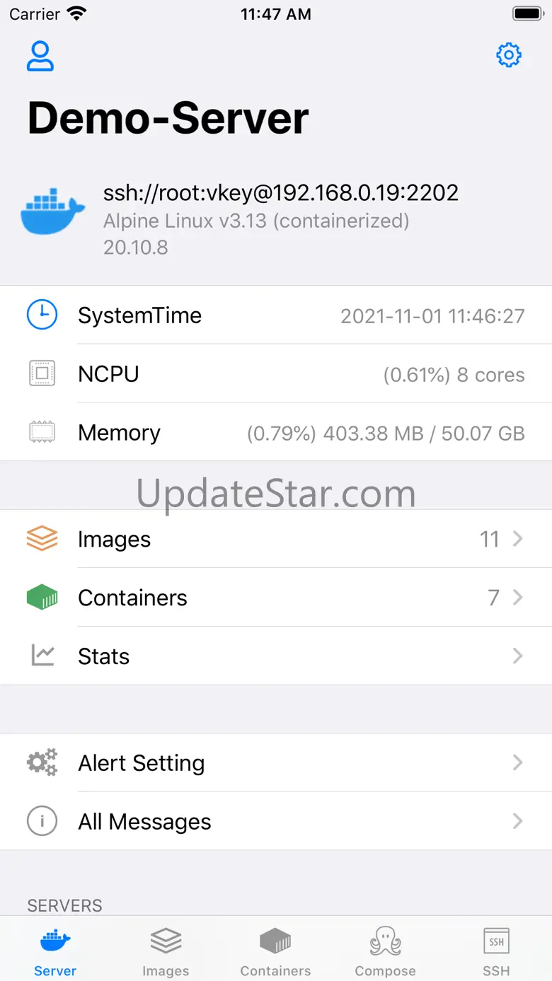 Mildred - Docker, SSH Client 3.3.8