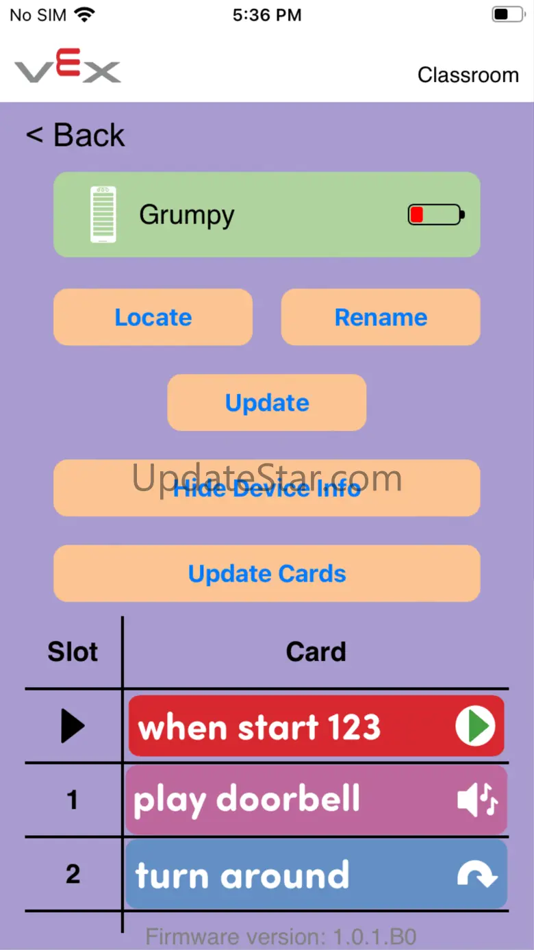VEX Classroom 1.4.5
