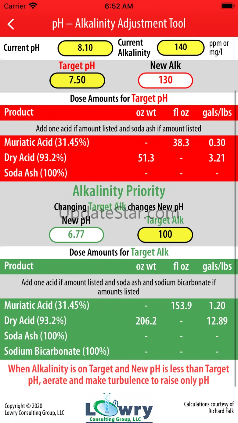 pH-Alkalinity Adjustment Tool 1.0