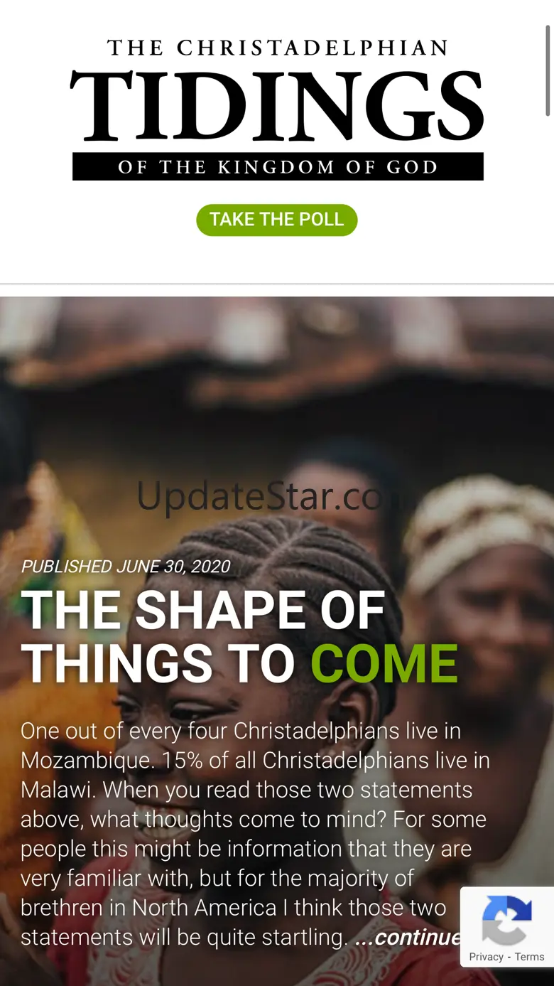 The Christadelphian Tidings 1.0