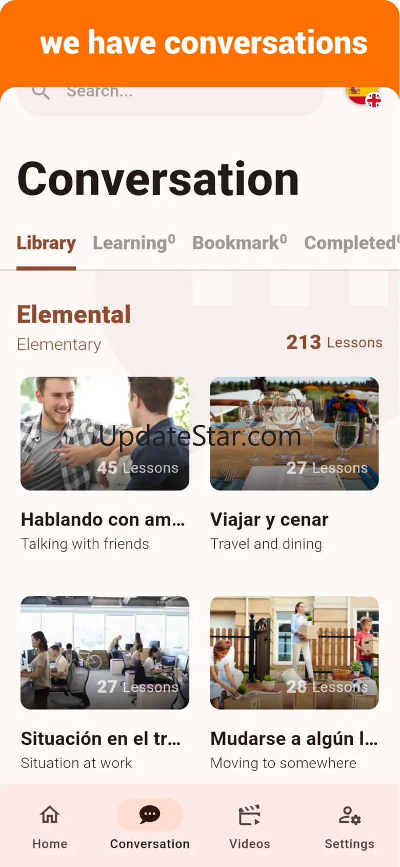 Spanish  - Listening Speaking 6.7.2