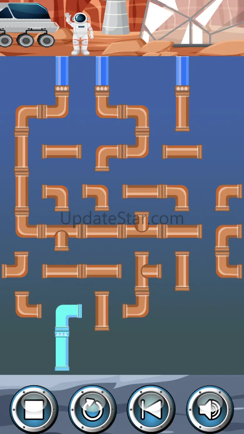 Space Pipes Connect Puzzle 3.3