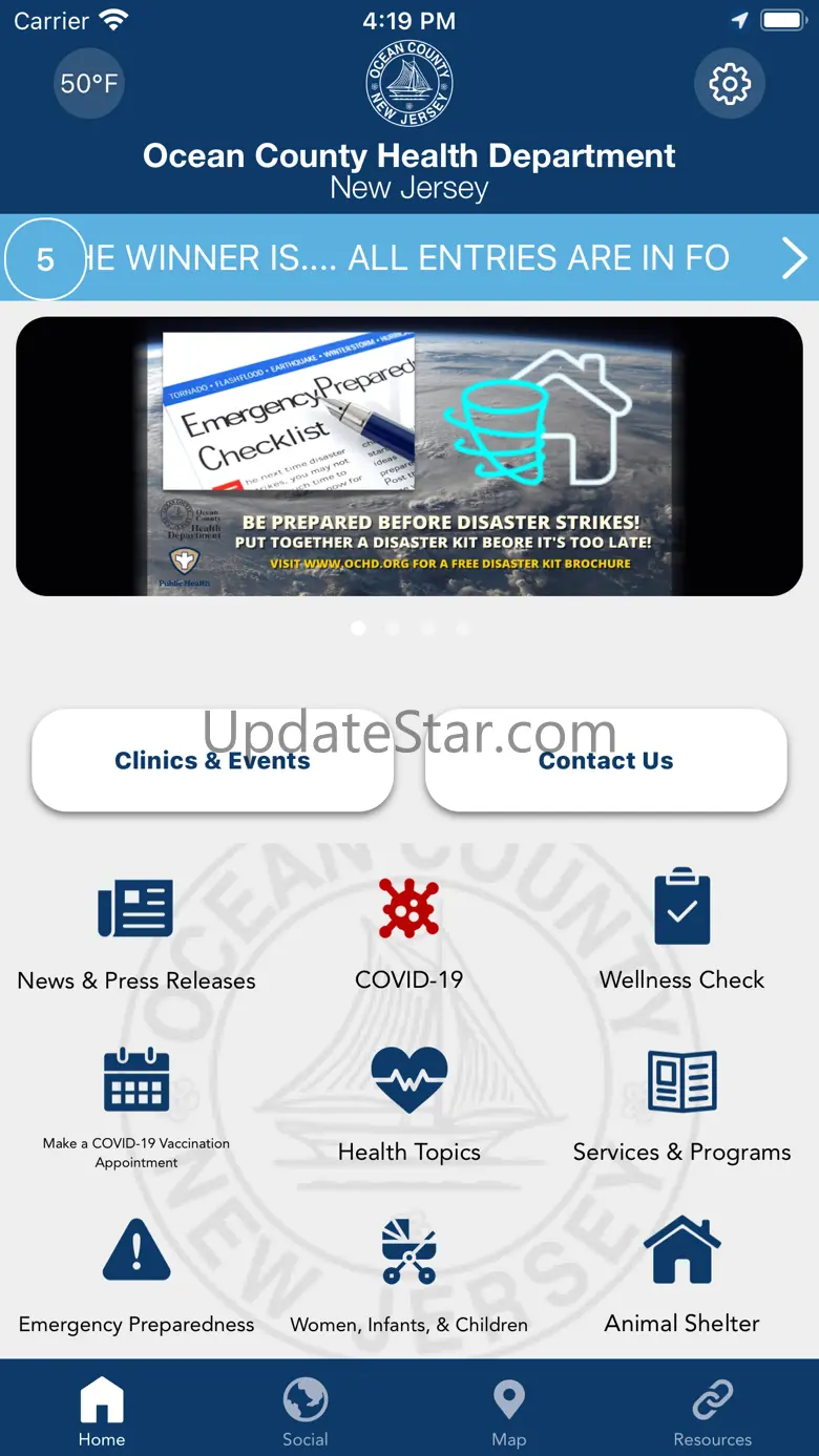 Ocean County Health Department 1.2.0