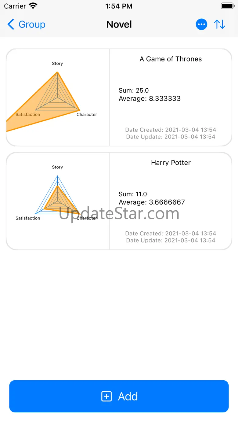 Radar Chart Note 2.3.3