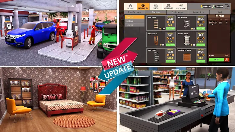 Supermarket & Motel Simulator