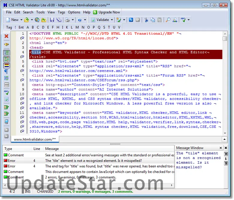 CSE HTML Validator Lite 16.05