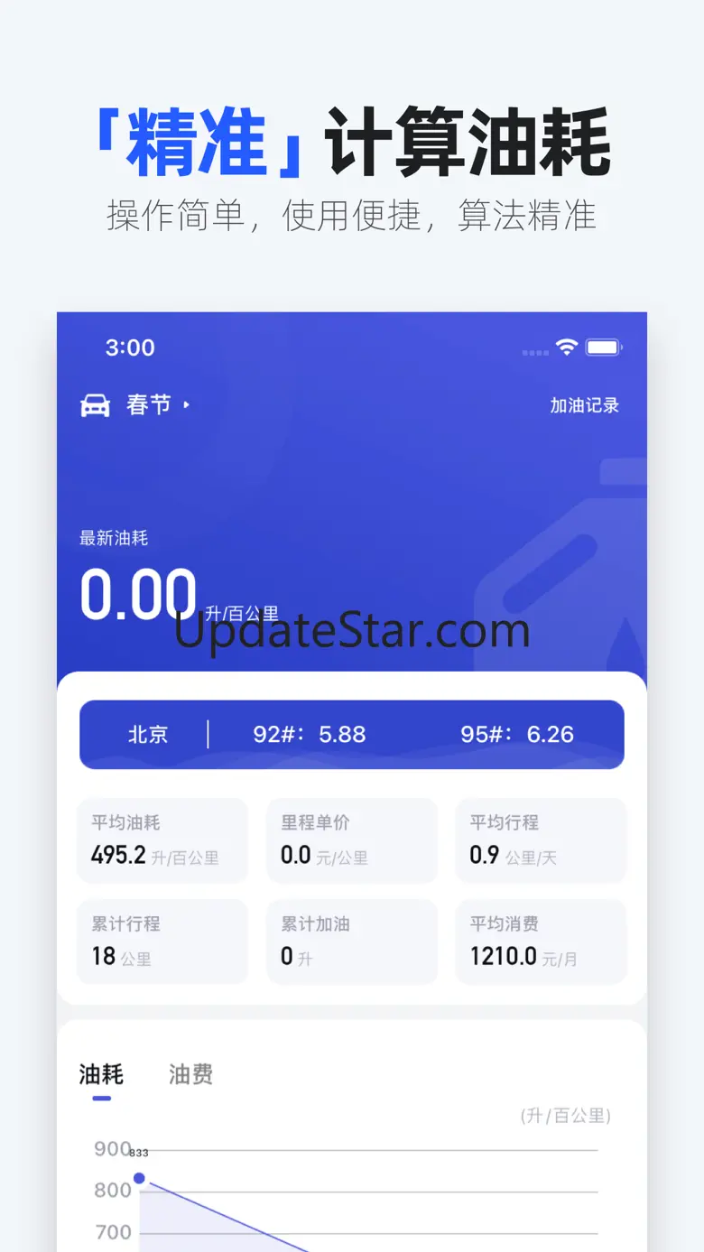 油耗记录-汽车加油耗计算器 1.1
