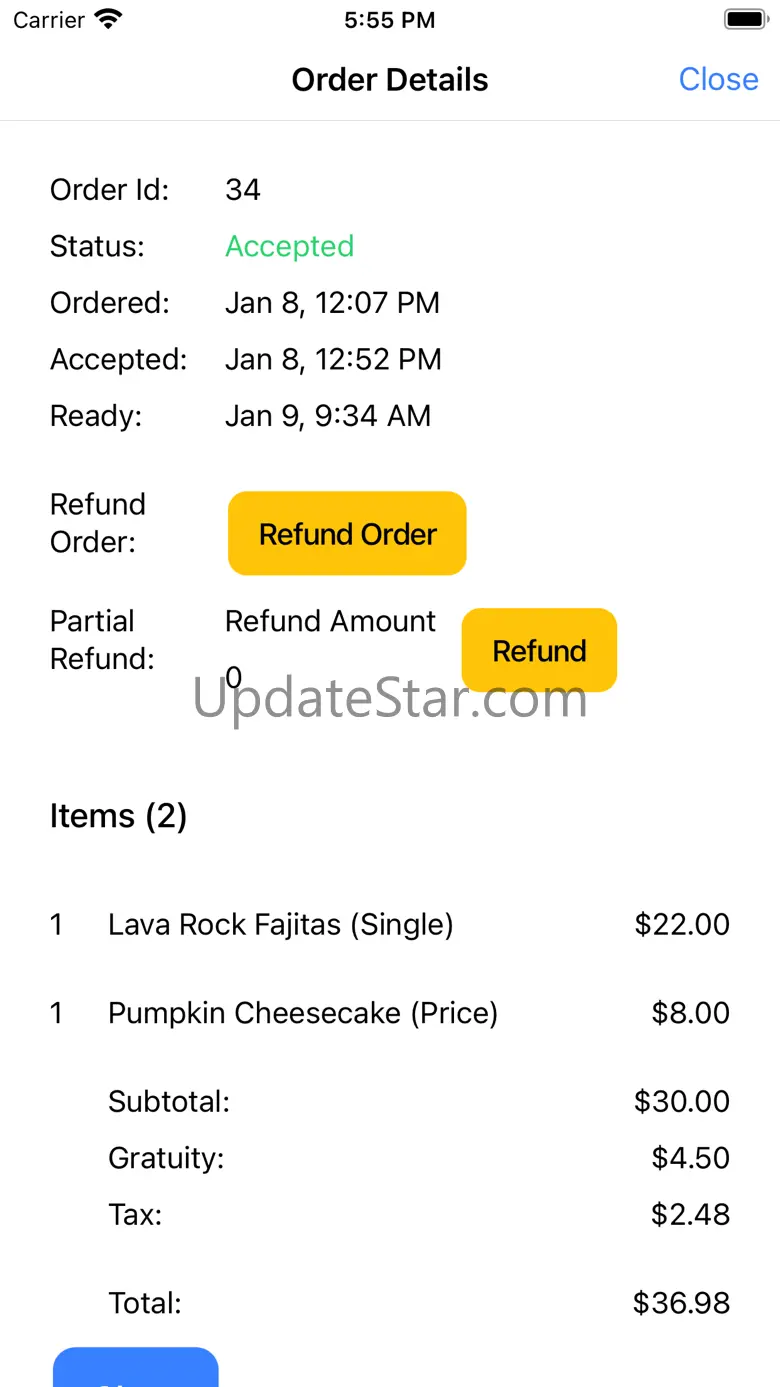 Captive Diner Orders 1.0.2