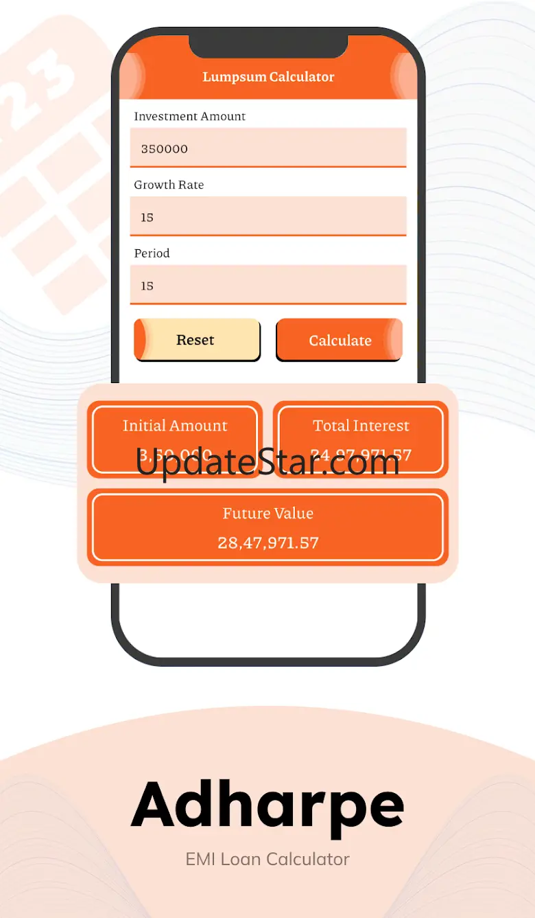 AdharPe - EMI Loan Calculator