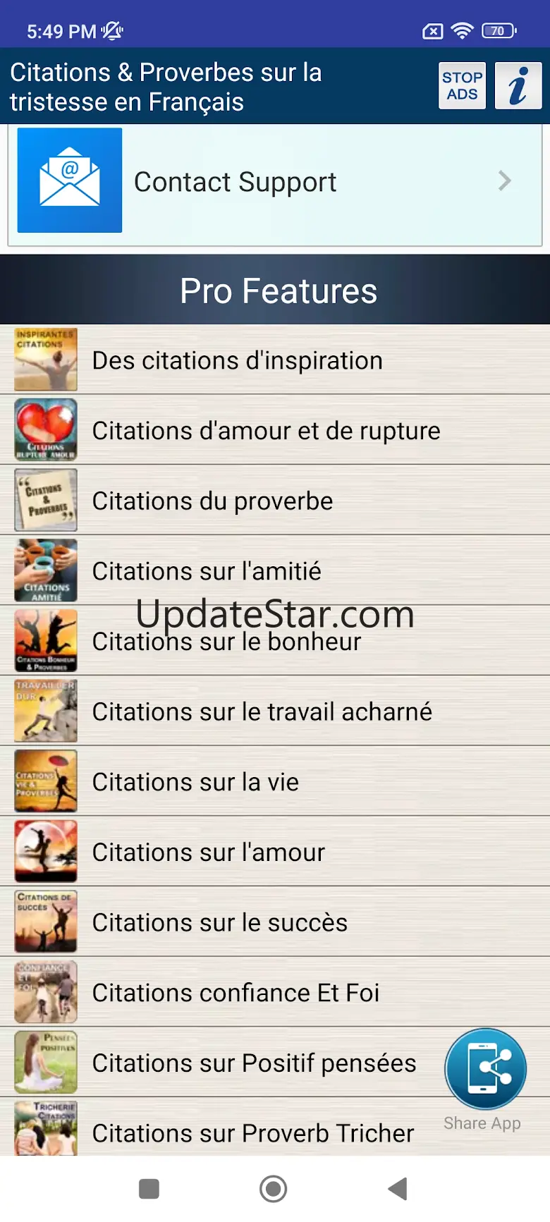 Citations Triste & Proverbes 4.1