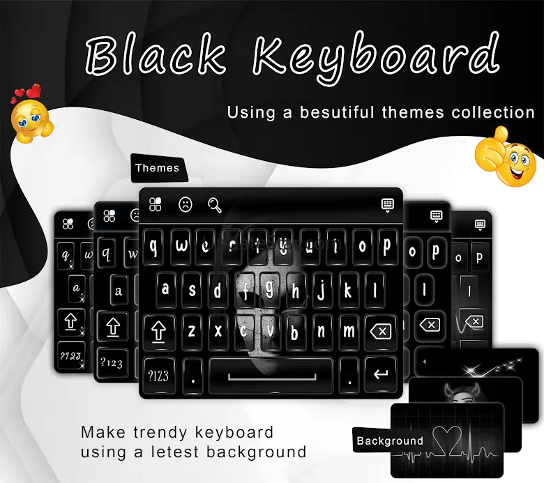 Black Keyboard - Black Themes 1.6
