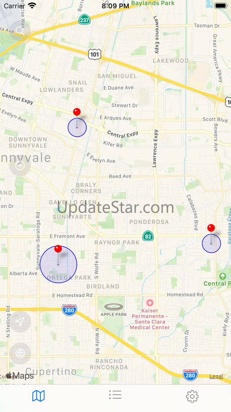 Map Alarm-alert on locations 2.0.1