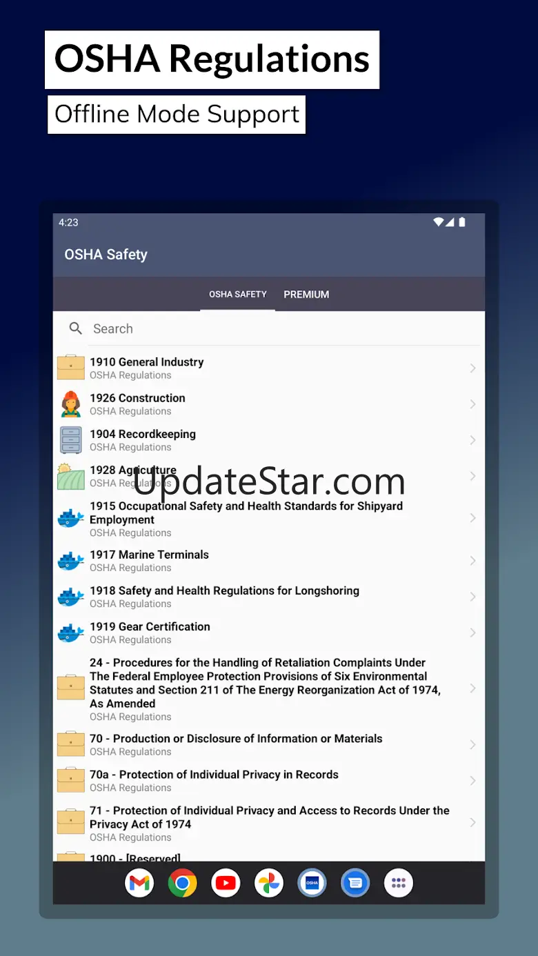 OSHA Safety Regulations Guide 1.738