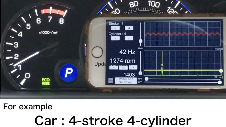 Engine Sound Analyzer:RPM Calc 1.4