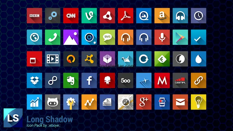 Long Shadow Icon Pack [NoMask] 6.3.5
