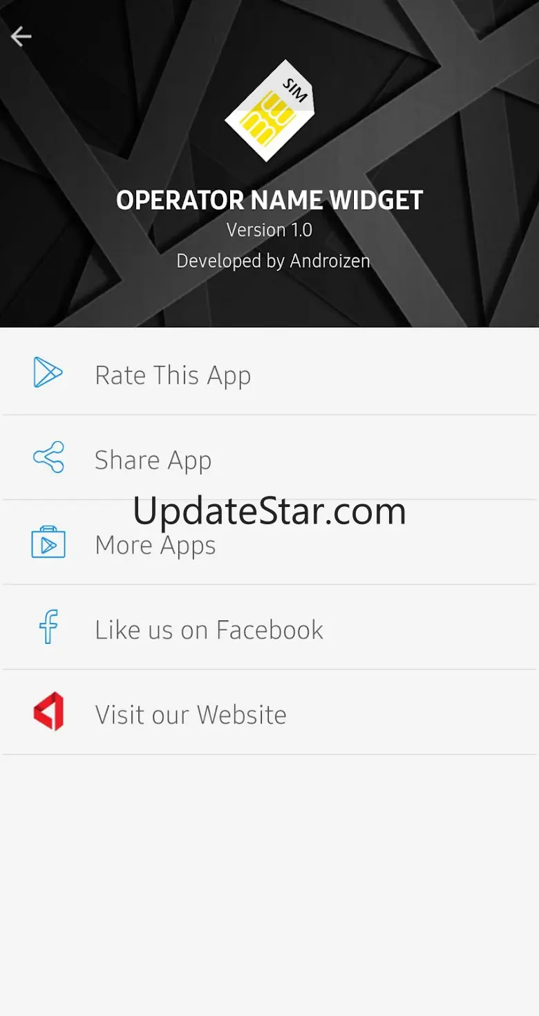 Operator Name Widget 1.37