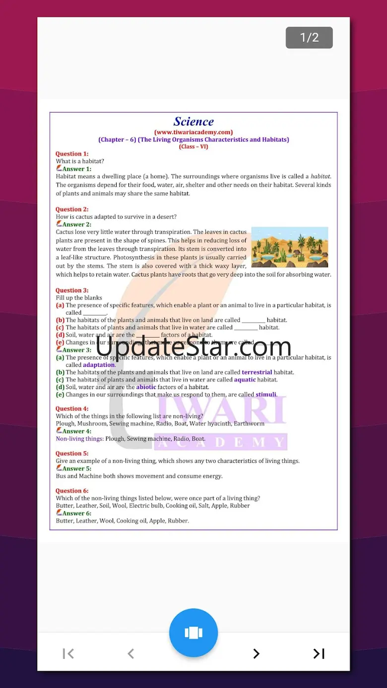 Class 6 Science Guide 2024-25 24.11.2