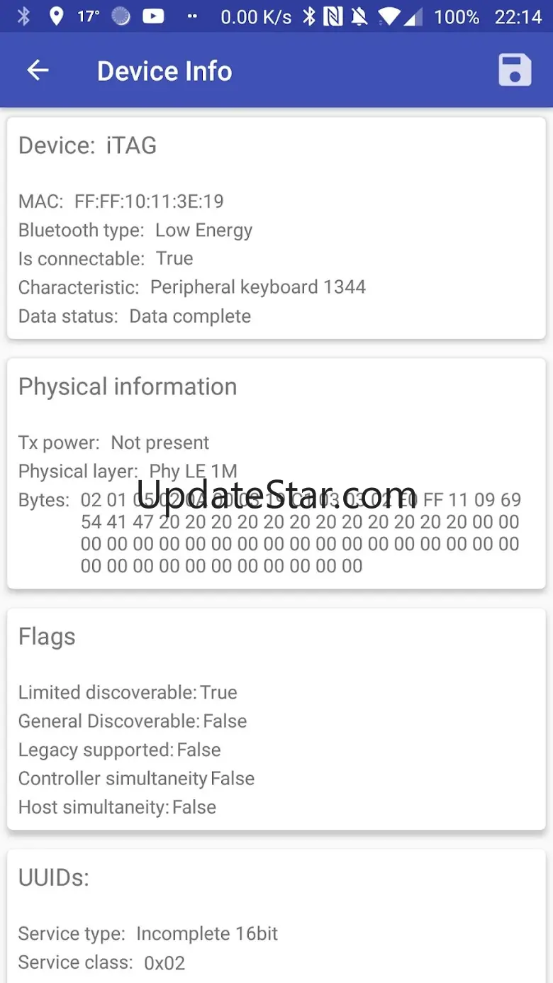 Bluetooth LE Tool 1.1.3