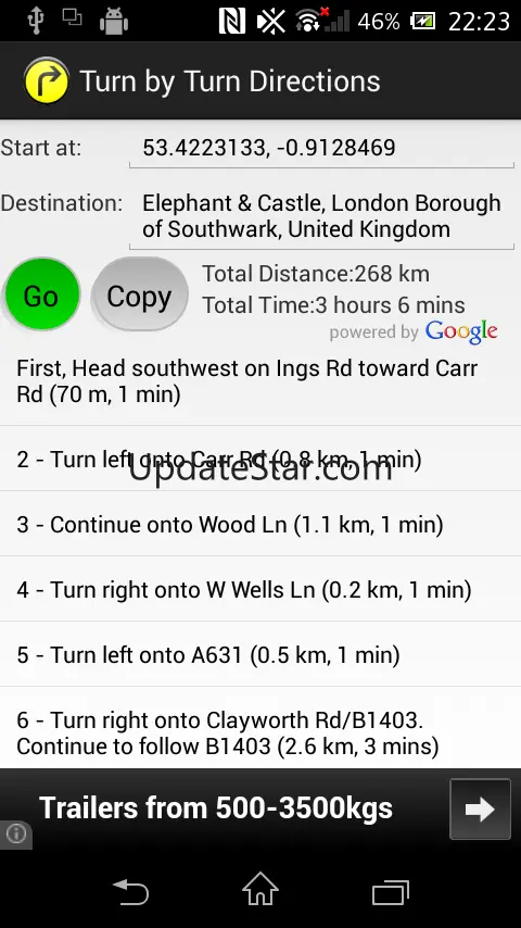 Turn by Turn Directions 3.1.2