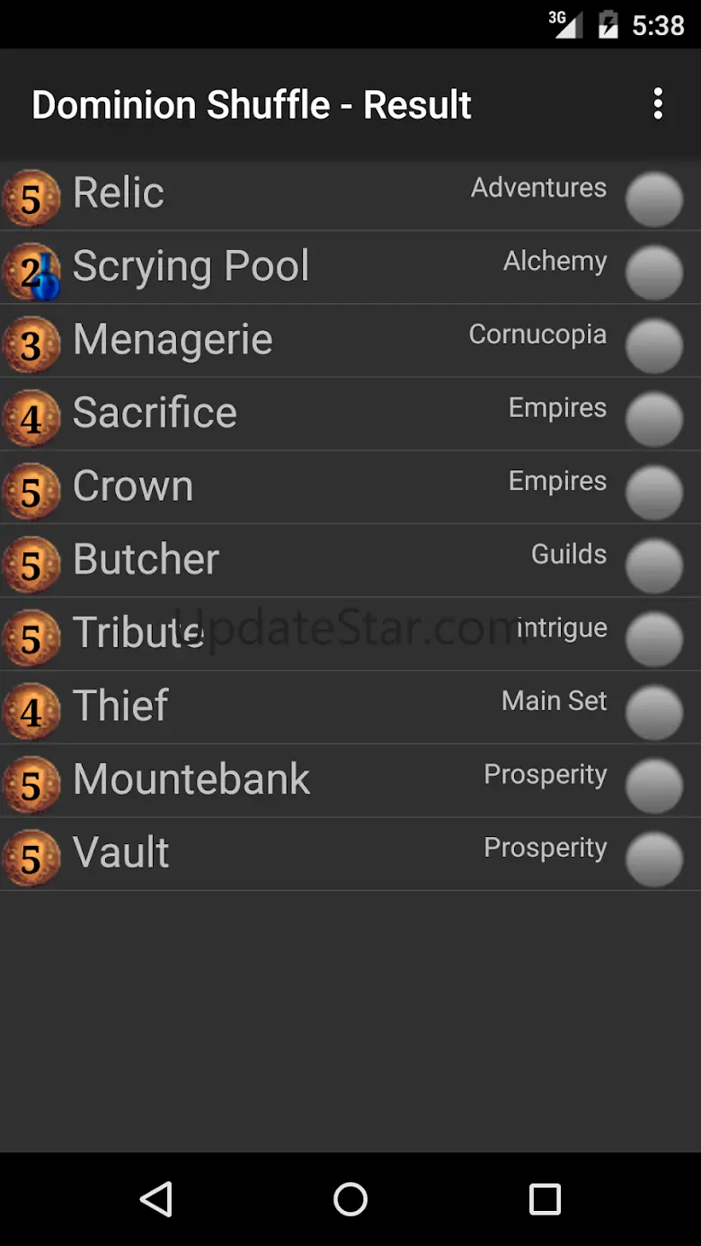 Dominion Shuffle 1.21