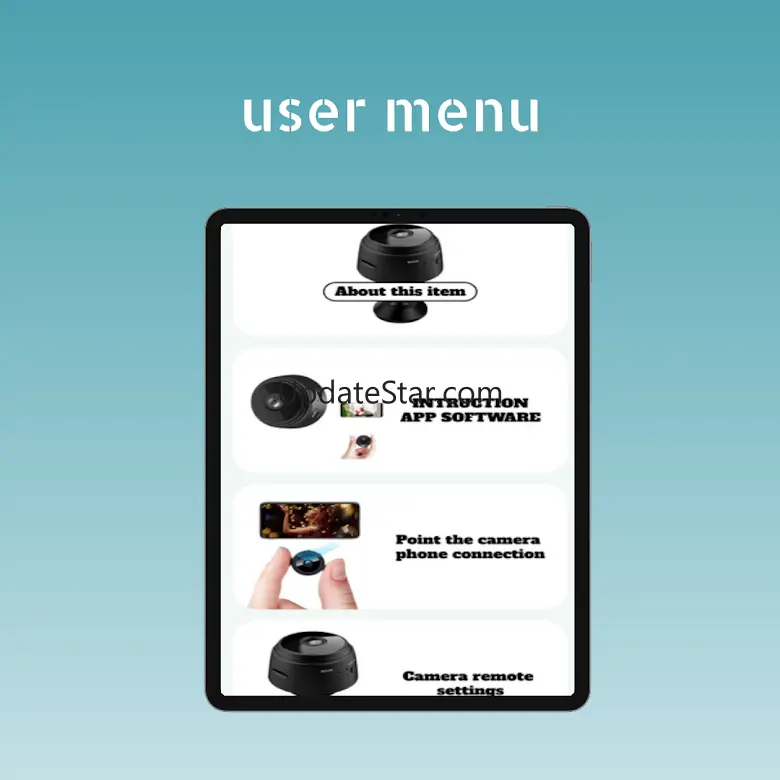 A9 Mini Spy Camera user guide 1.0.5