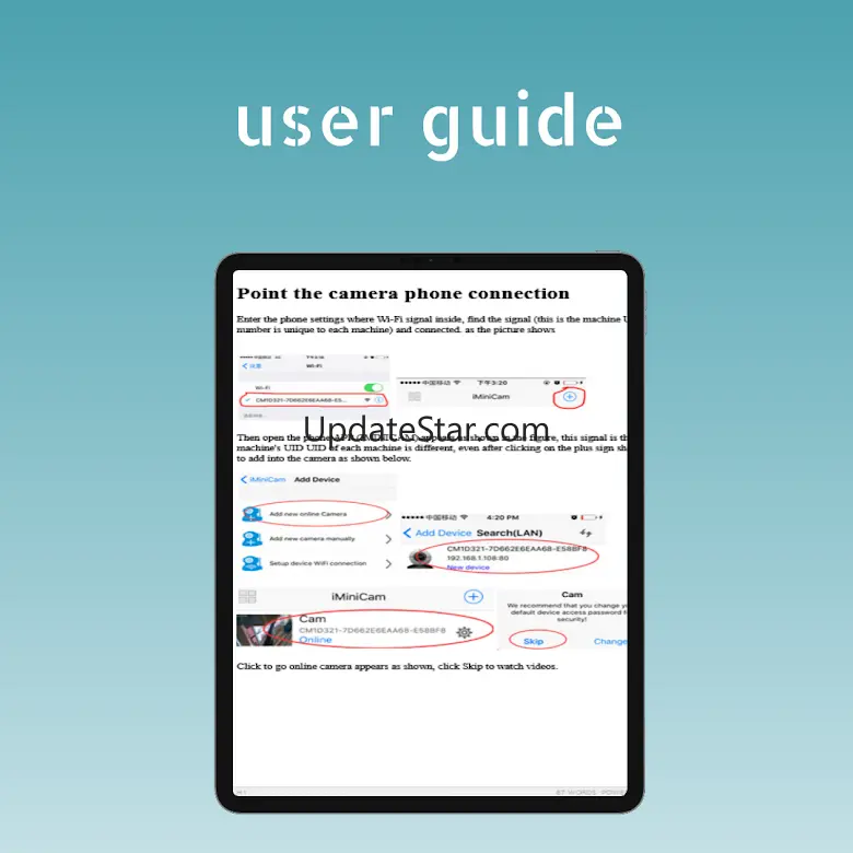 A9 Mini Spy Camera user guide 1.0.5