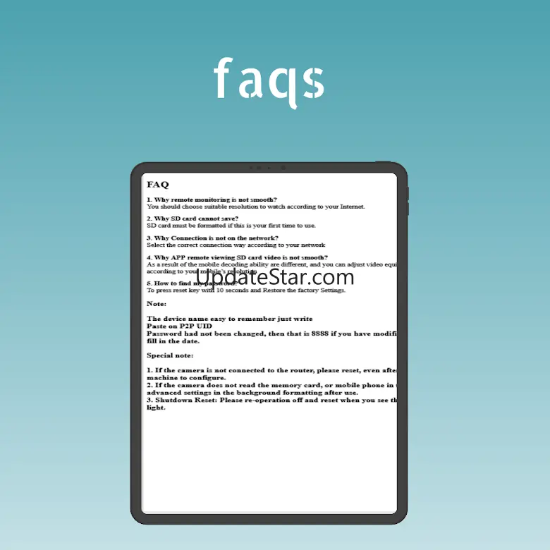 A9 Mini Spy Camera user guide 1.0.5