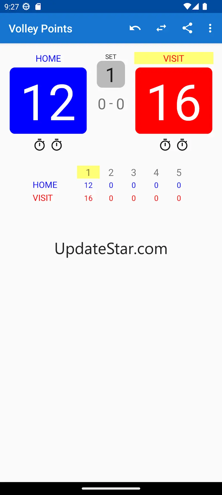 Volleyball scoreboard 5.5.1