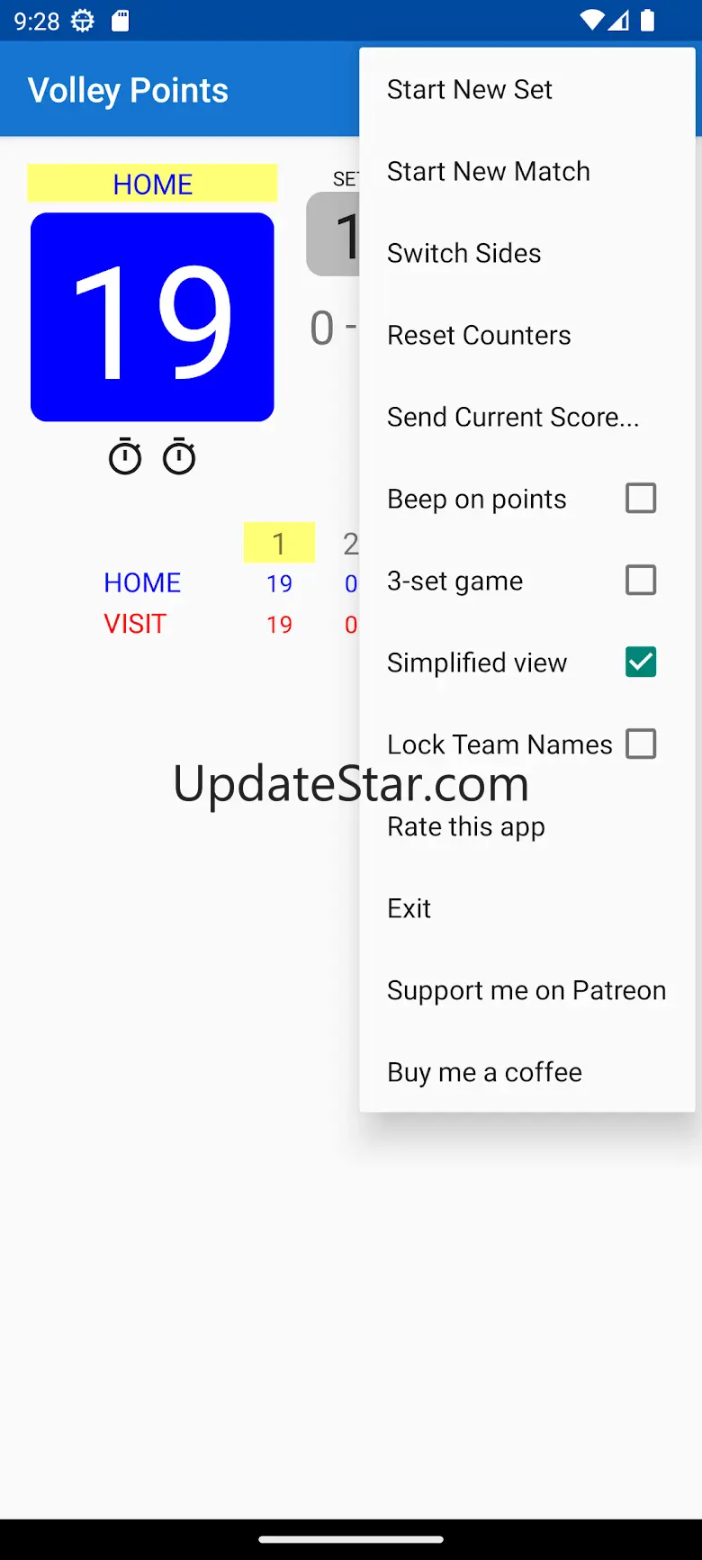 Volleyball scoreboard 5.5.1