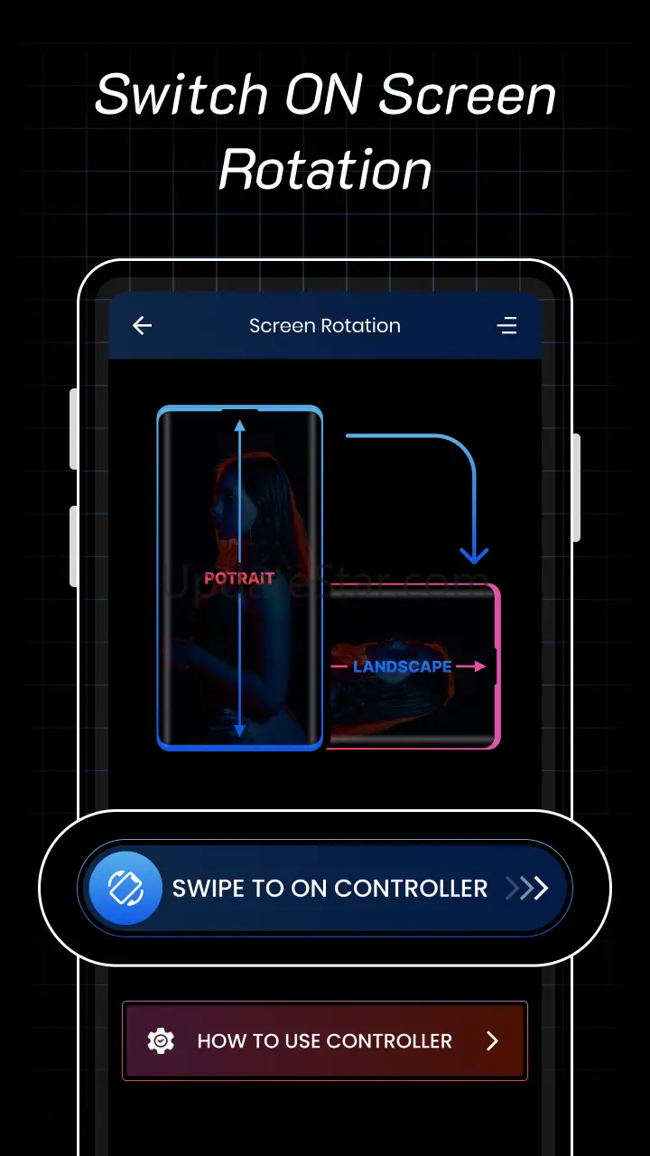 control screen rotation 5.0