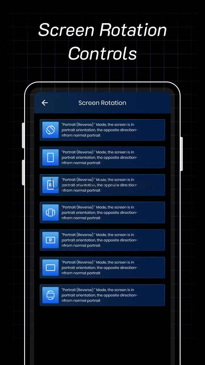 control screen rotation 5.0