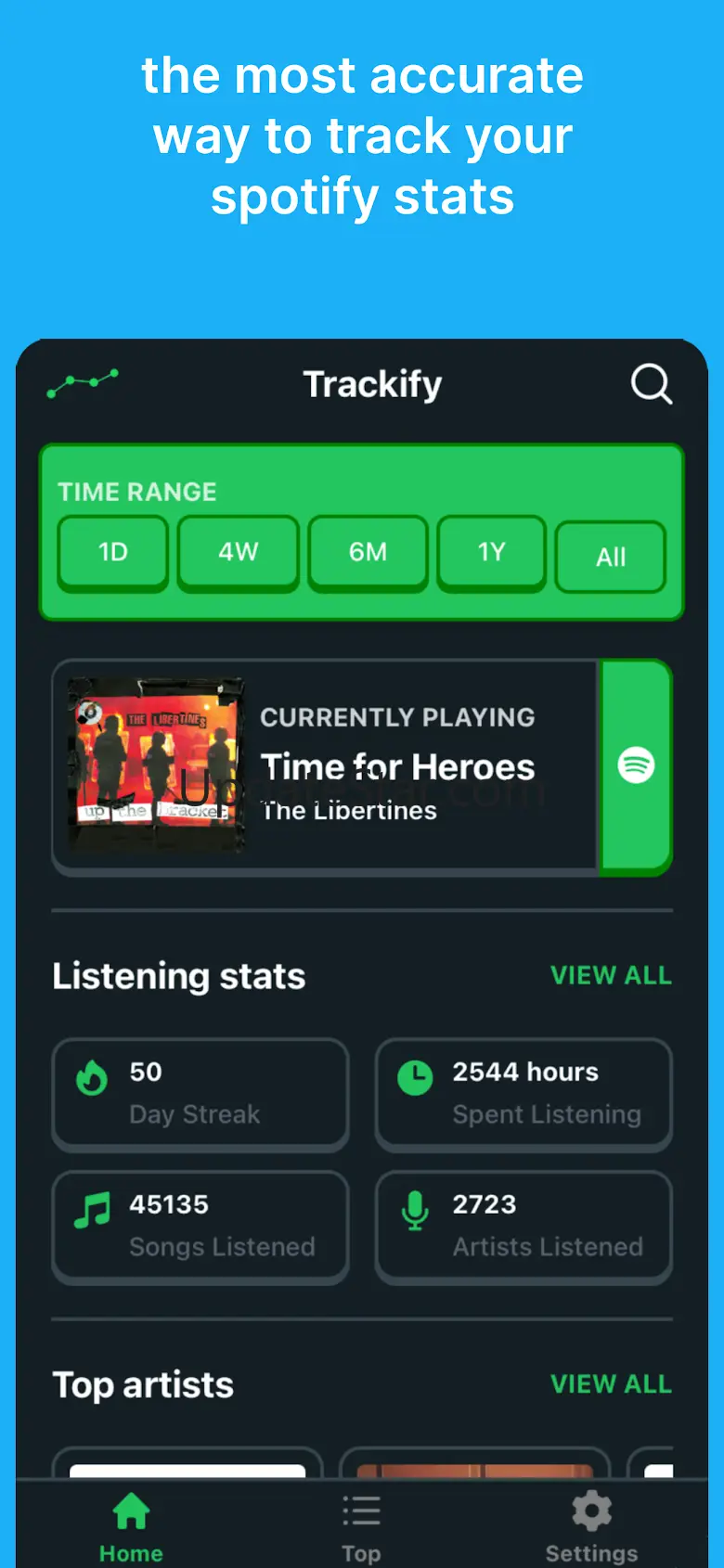 Trackify - Spotify Stats 1.1.9