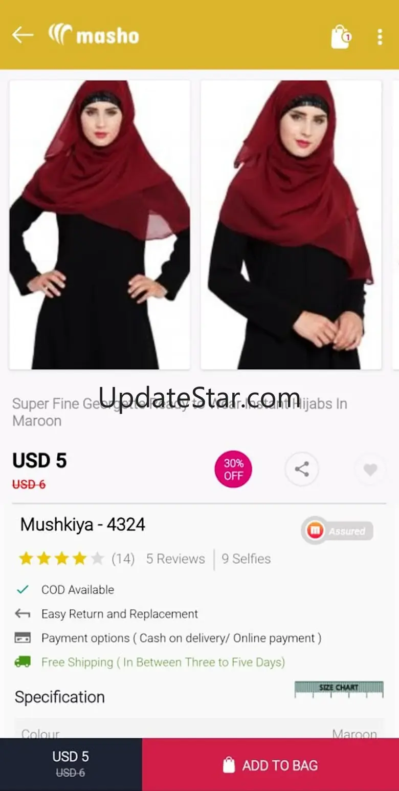 Masho - Buy Abayas, Hijabs & D 12.4.6