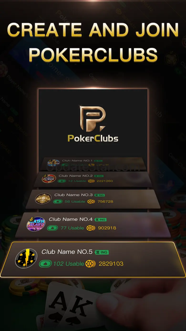 PokerClubs-Global Poker Game 2.4.9
