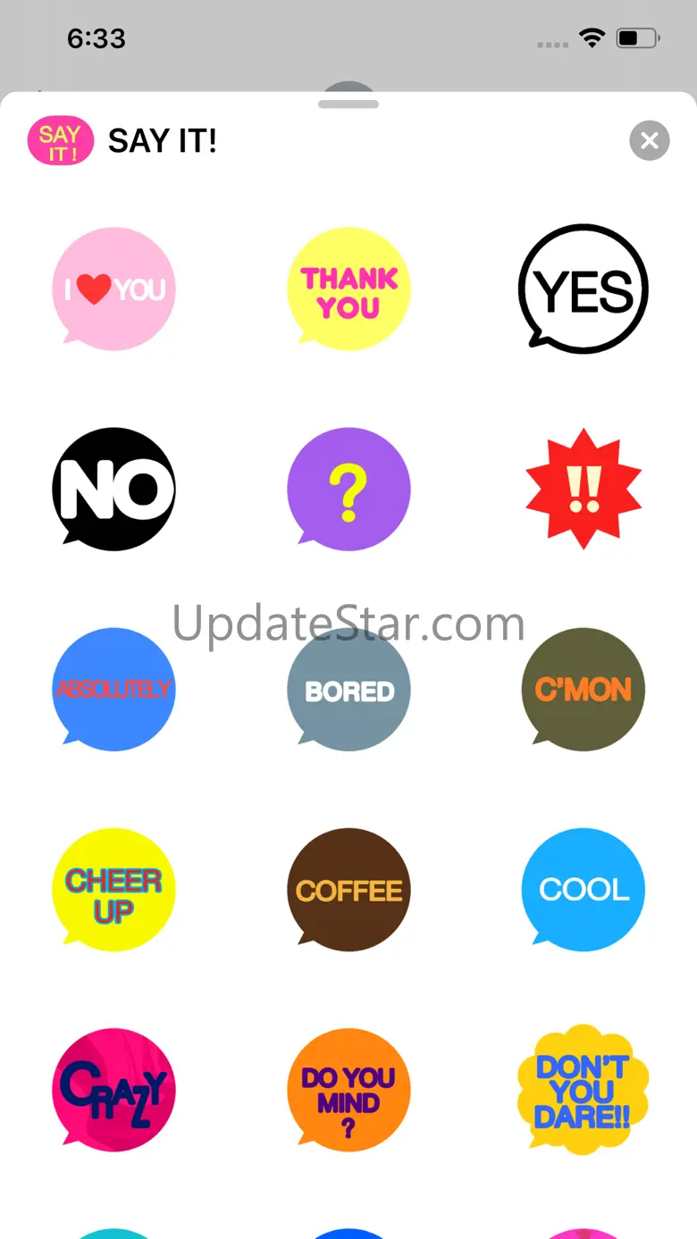 Say It! - Bubble Stickers 1.1