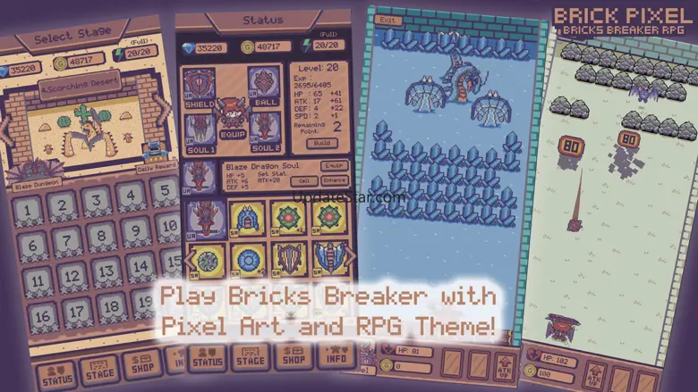 Bricks Pixel - Monster RPG 4