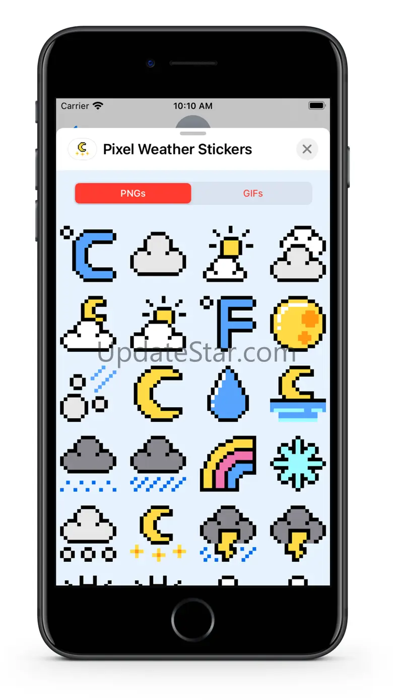 Pixel Weather GIFs & Stickers 1.0.5