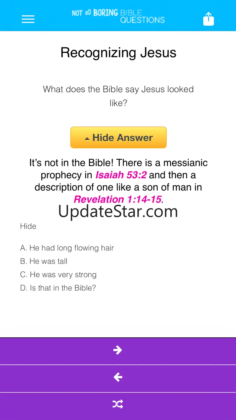 Not So Boring Bible Questions 1.0