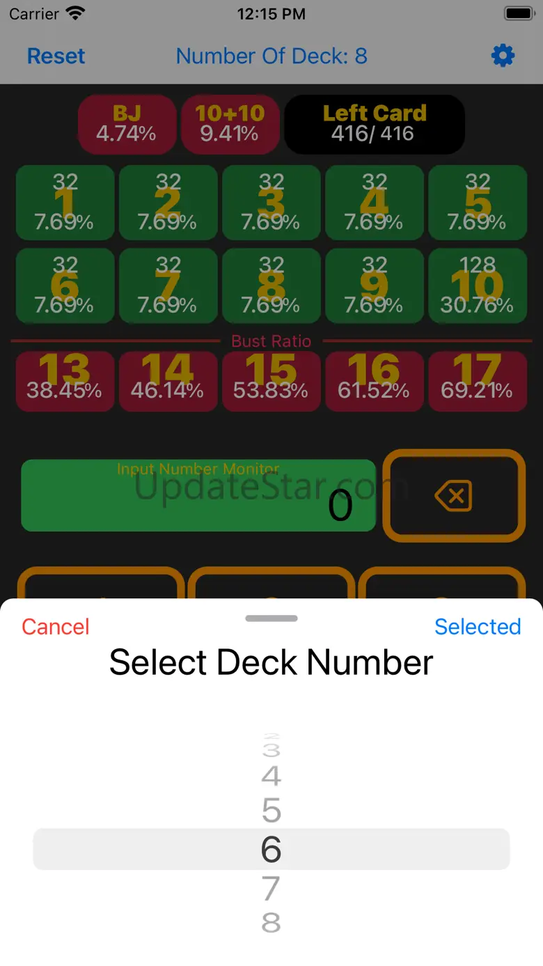 Black Jack Odds Calculator 1.0