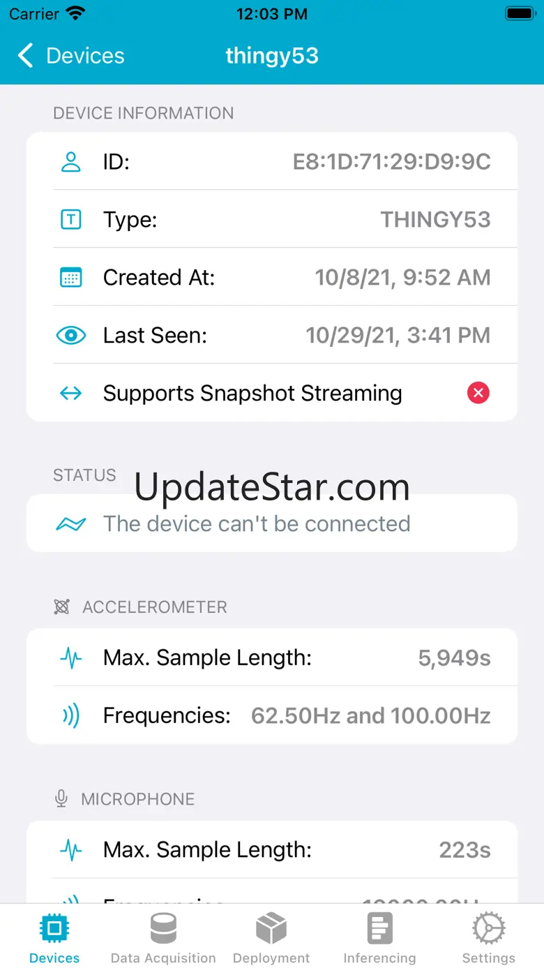 nRF Edge Impulse 1.0.7