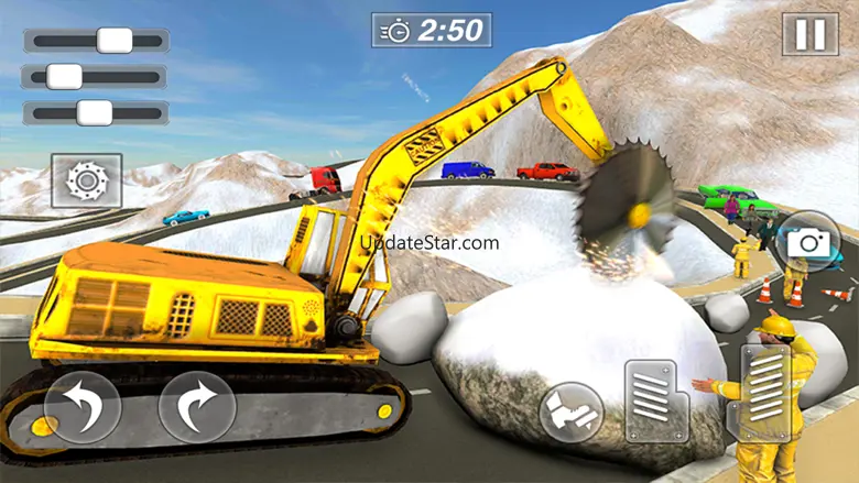Operate Snow Excavator Crane 1.0