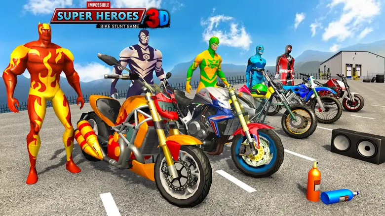 Superhero GT Bike Racing Stunt 1.7