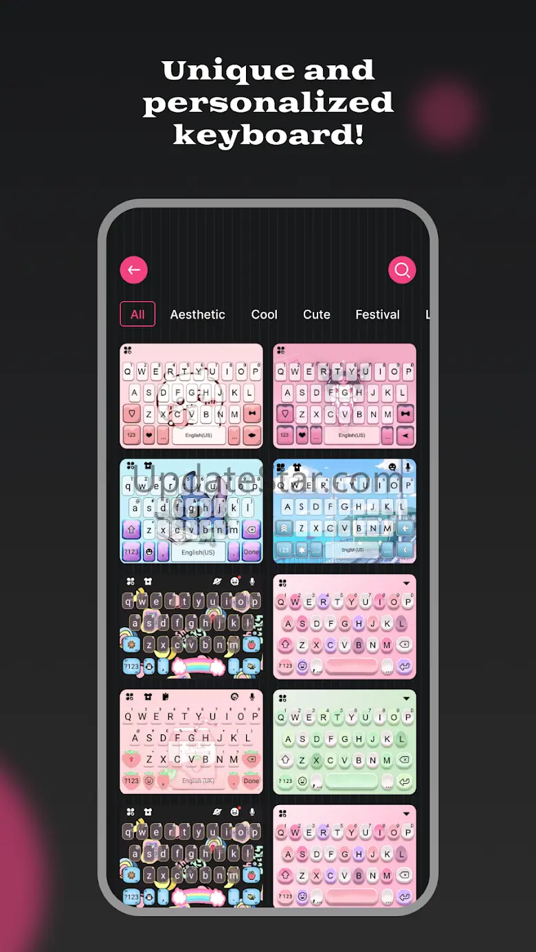 Cool Keyboard - Theme Skin