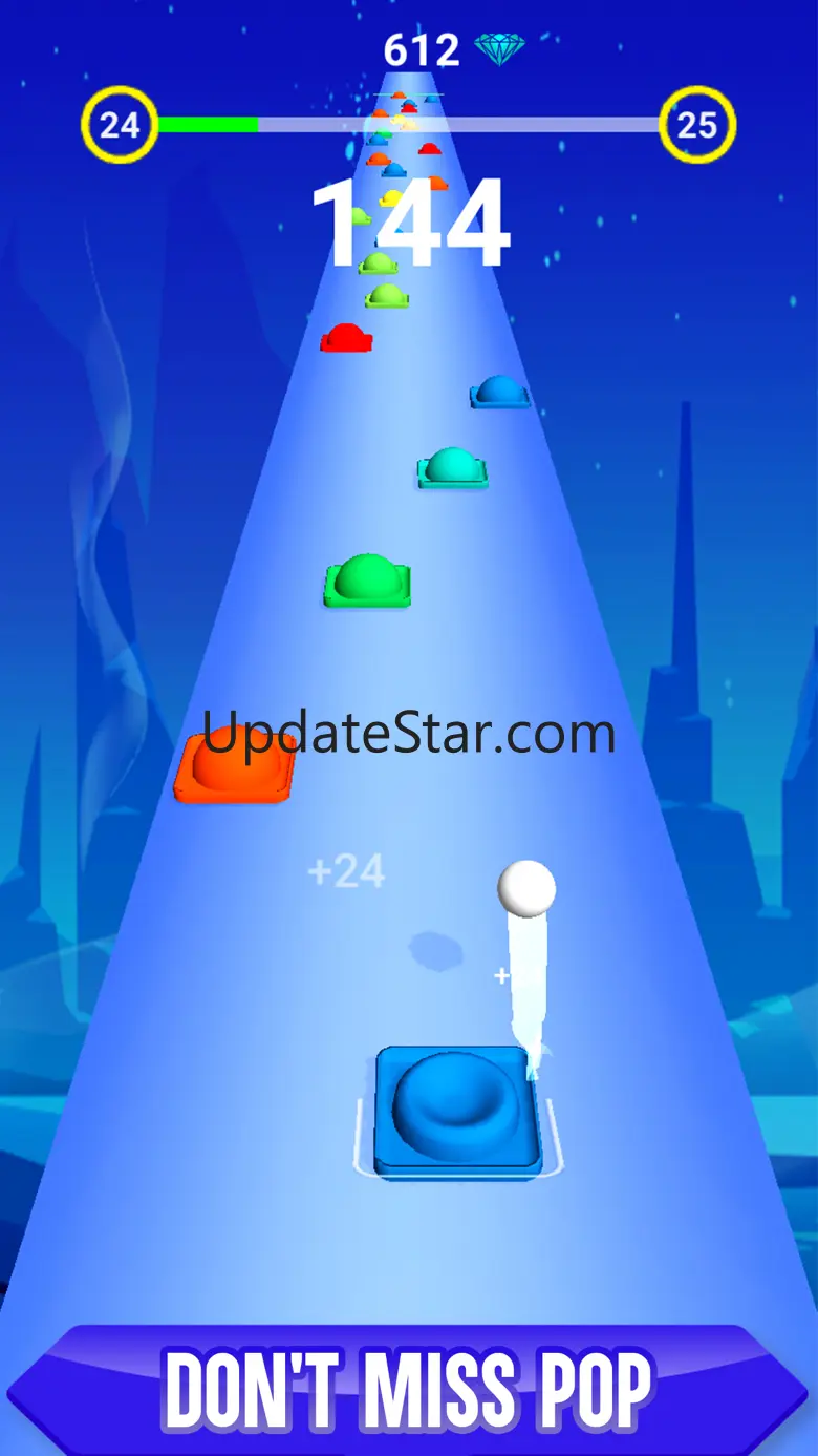 Pop It Hop 3D - Ball Rush Game 1.2