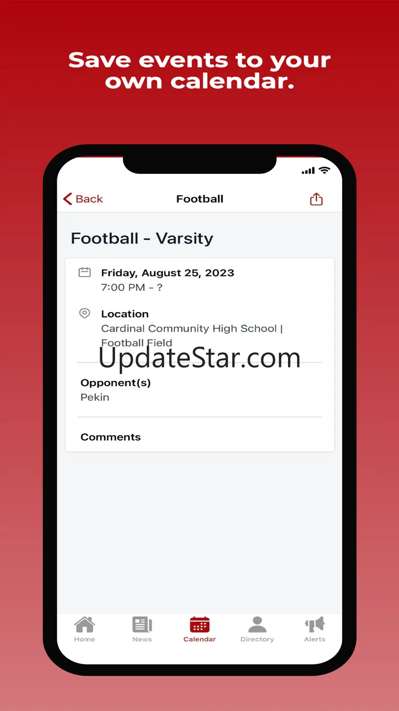 Cardinal Comets 1.0.0