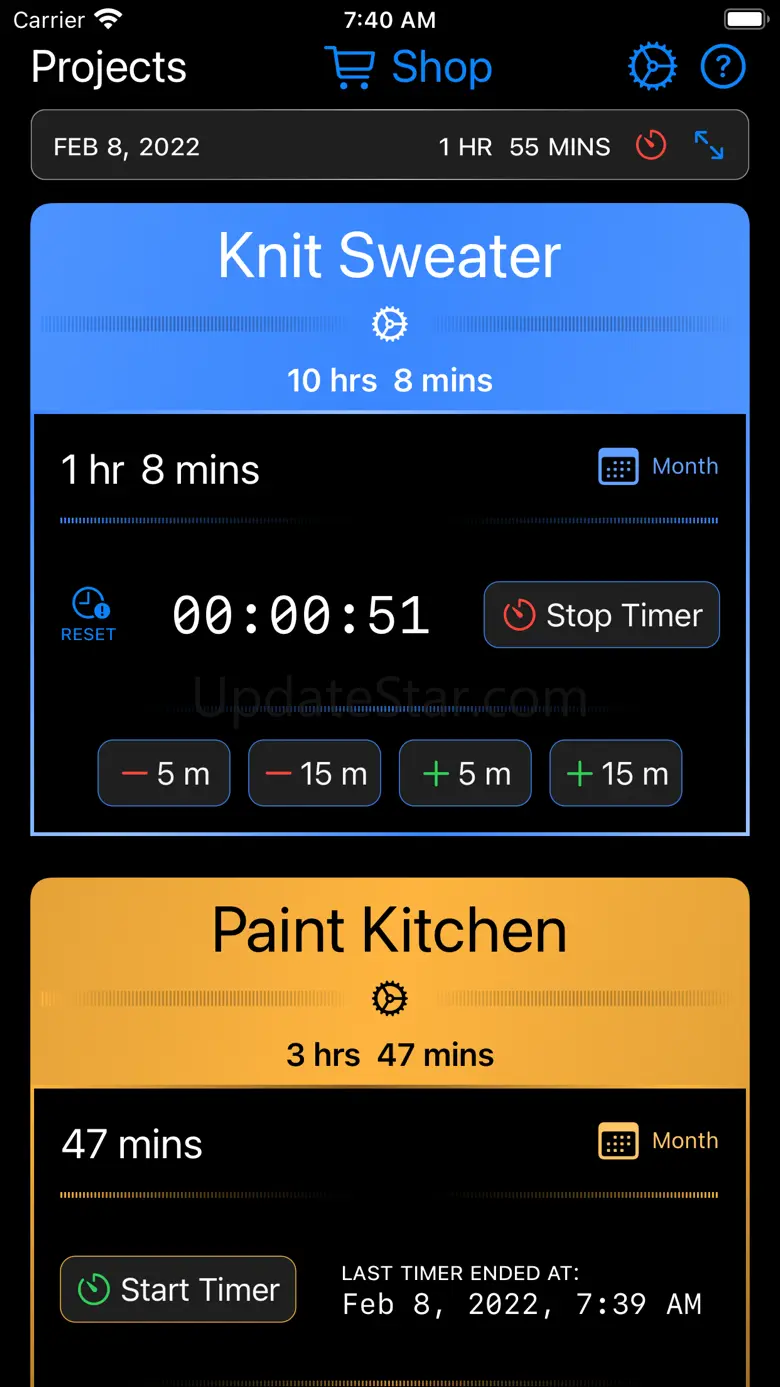 Simple Project Timer 1.2.0