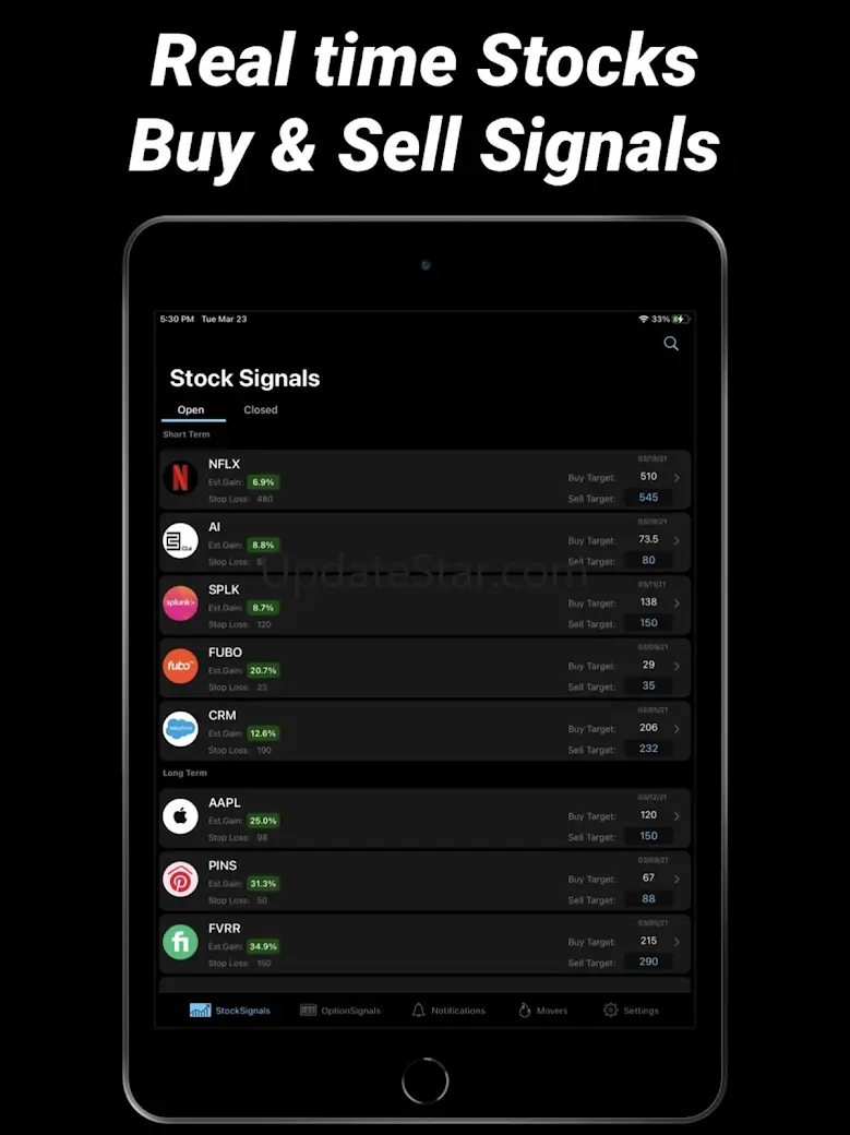 Trade Signals - Stocks Options 4.4.0