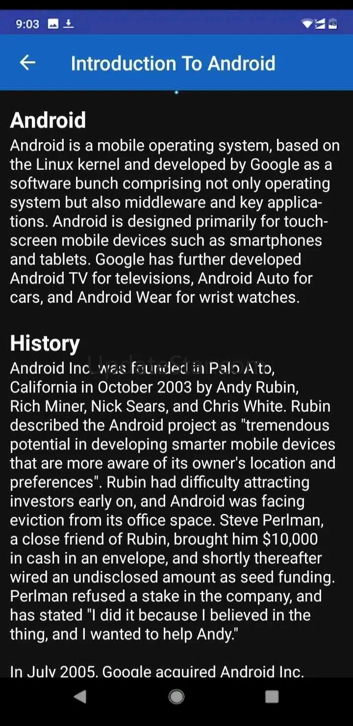 Learn Android App Development: 6.6.1