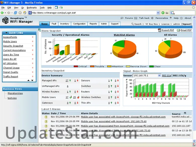 ManageEngine WiFi Manager 5.6
