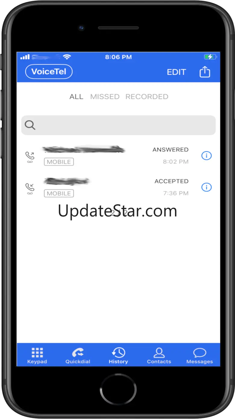 VoiceTel Call Client 1.1.8